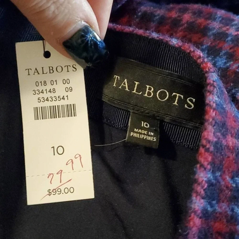 Talbots faux wrap